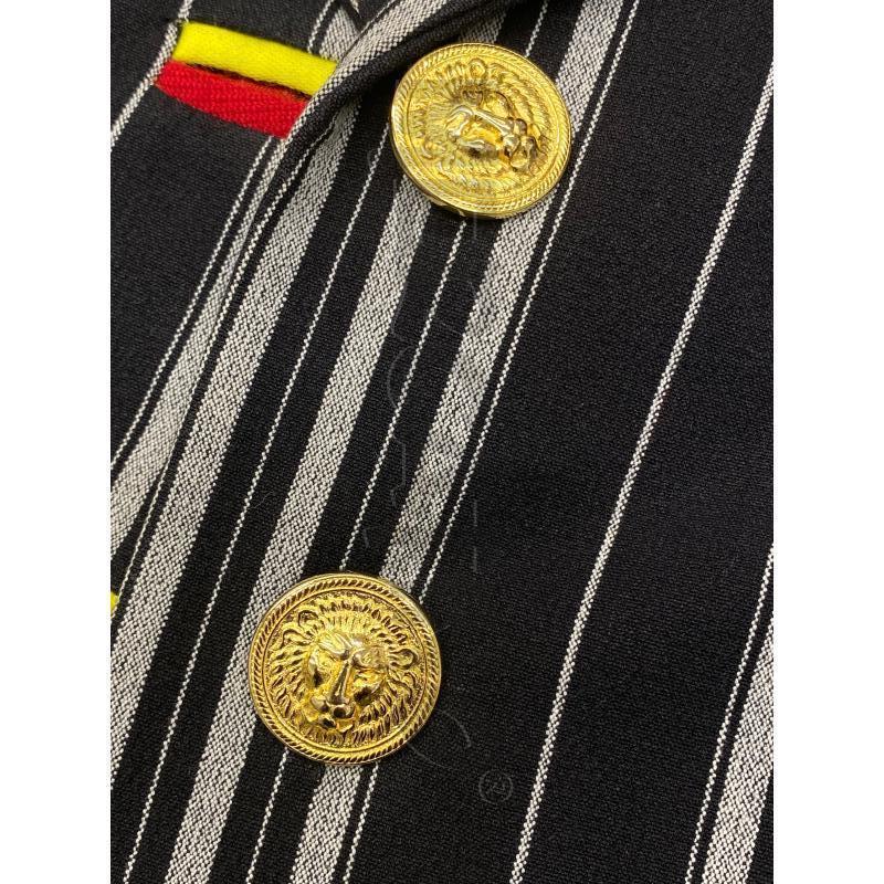 BLAZER DONNA VERSUS GIANNI VERSACE NERO BIANCO MULTICOLOR BOT  | Mercatino dell'Usato Roma somalia 5