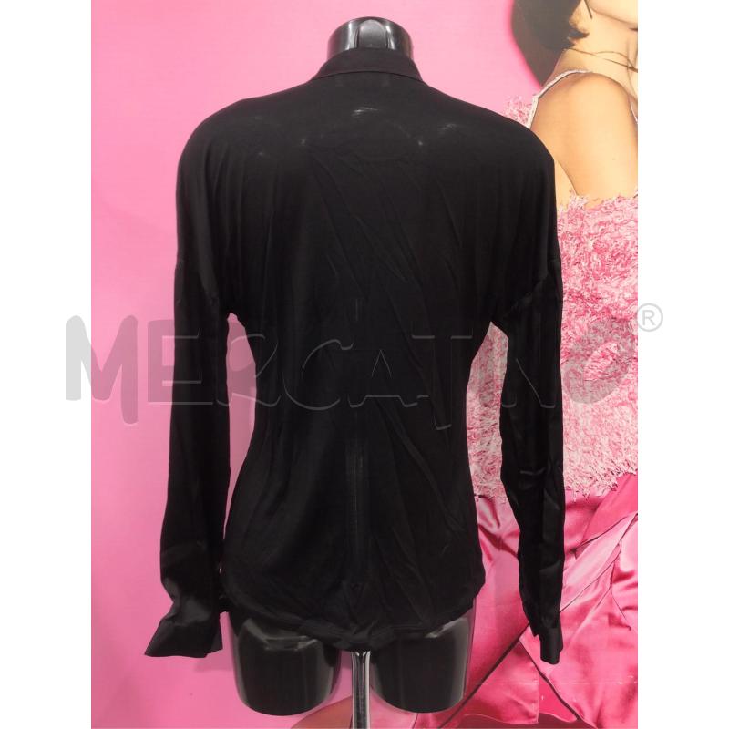 BLUSA DONNA FALCONERI NERA  LUCIDA | Mercatino dell'Usato Roma somalia 4