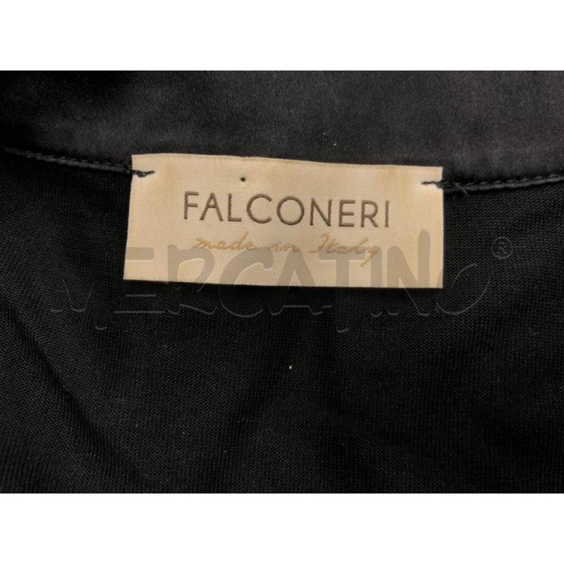 BLUSA DONNA FALCONERI NERA  LUCIDA | Mercatino dell'Usato Roma somalia 5