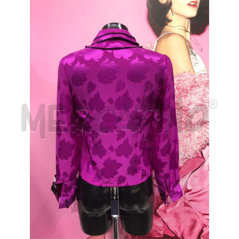 BLUSA DONNA LOUIS FERAUD FUCSIA PROFIL NERO  | Mercatino dell'Usato Roma somalia 4