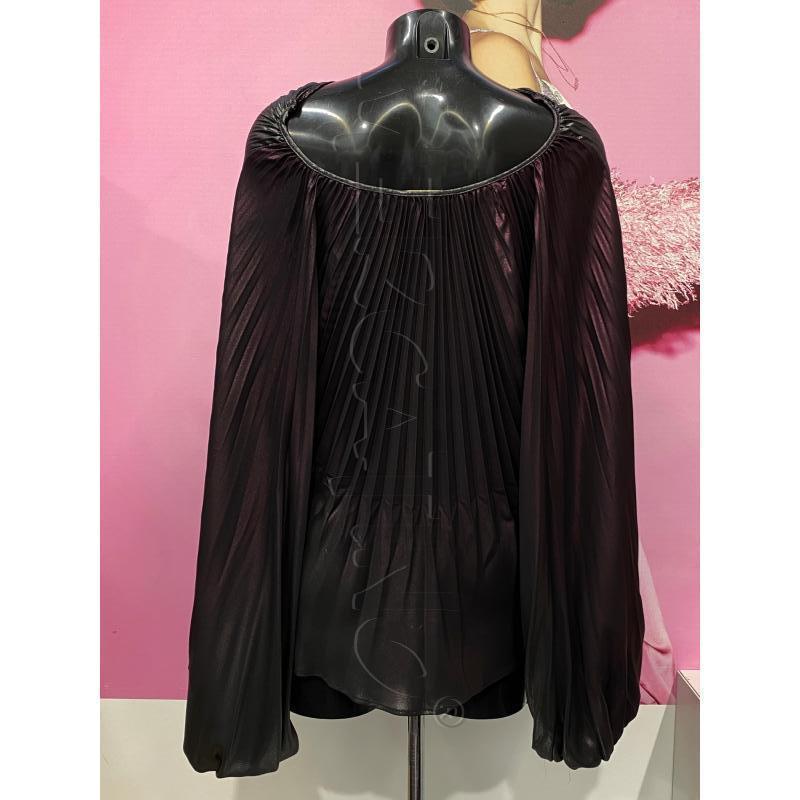 BLUSA DONNA SIMONA CORSELLINI VIOLA GRIGIO CANG | Mercatino dell'Usato Roma somalia 3