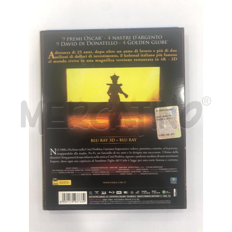 BLU RAY 3D L'ULTIMO IMPERATORE COPERTINA LENTICOLARE | Mercatino dell'Usato Roma somalia 2