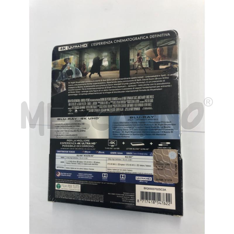 BLU RAY 4K STEELBOOK GLASS SIGILLATO | Mercatino dell'Usato Roma somalia 2