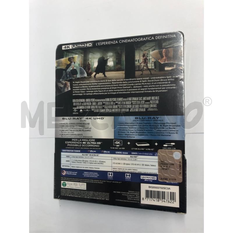 BLU RAY 4K STEELBOOK GLASS SIGILLATO | Mercatino dell'Usato Roma somalia 2