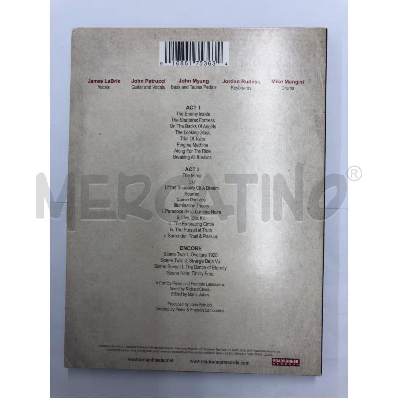 BLU RAY DREAM THEATRE BREAKING THE FOURTH WALL | Mercatino dell'Usato Roma somalia 2