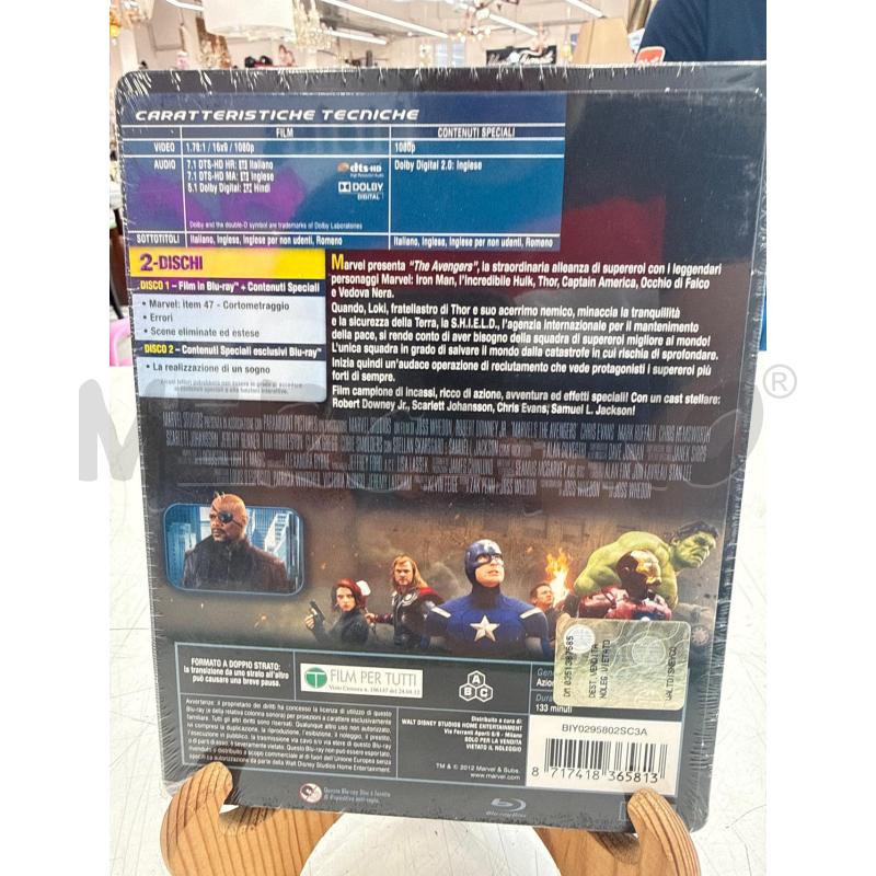 BLU RAY STEELBOOK AVENGERS SIGILLATO | Mercatino dell'Usato Roma somalia 2
