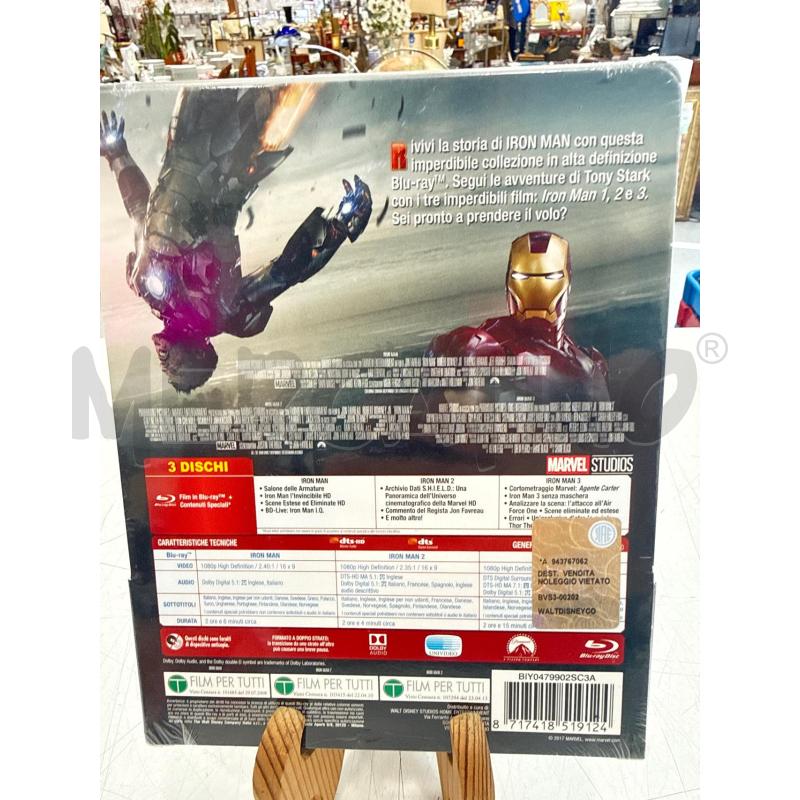 BLU RAY STEELBOOK MARVEL IRON MAN COLLECTION | Mercatino dell'Usato Roma somalia 2