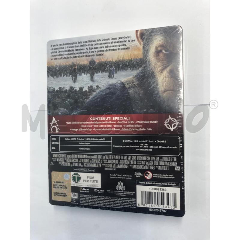 BLU RAY STEELBOOK THE WAR IL PIANETA DELLE SCIMMIE | Mercatino dell'Usato Roma somalia 2
