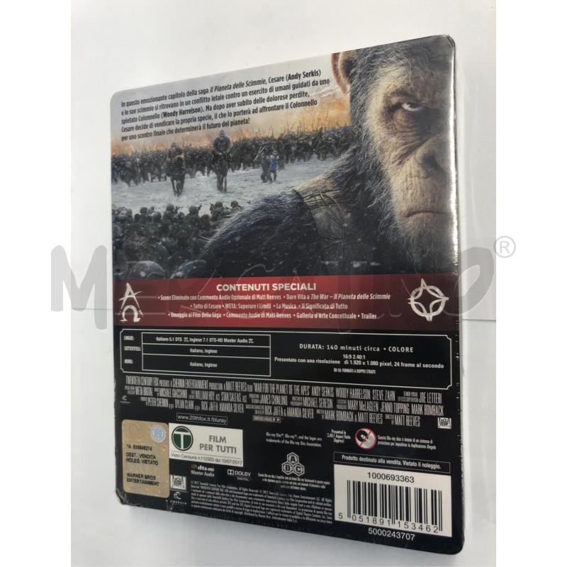 BLU RAY STEELBOOK THE WAR IL PIANETA DELLE SCIMMIE | Mercatino dell'Usato Roma somalia 2