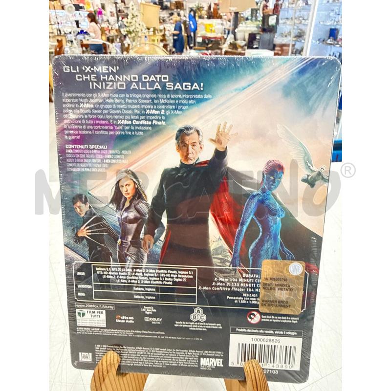 BLU RAY STEELBOOK XMEN ORIGINAL TRILOGY SIGILLATO | Mercatino dell'Usato Roma somalia 2