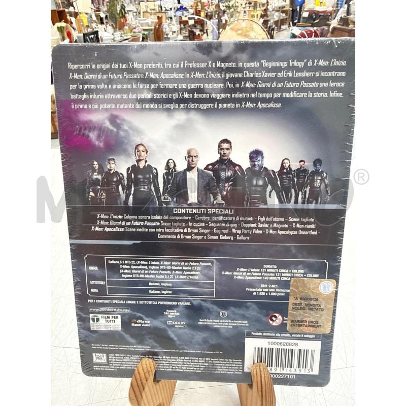 BLU RAY STEELBOOK XMEN PREQUEL TRILOGY | Mercatino dell'Usato Roma somalia 2