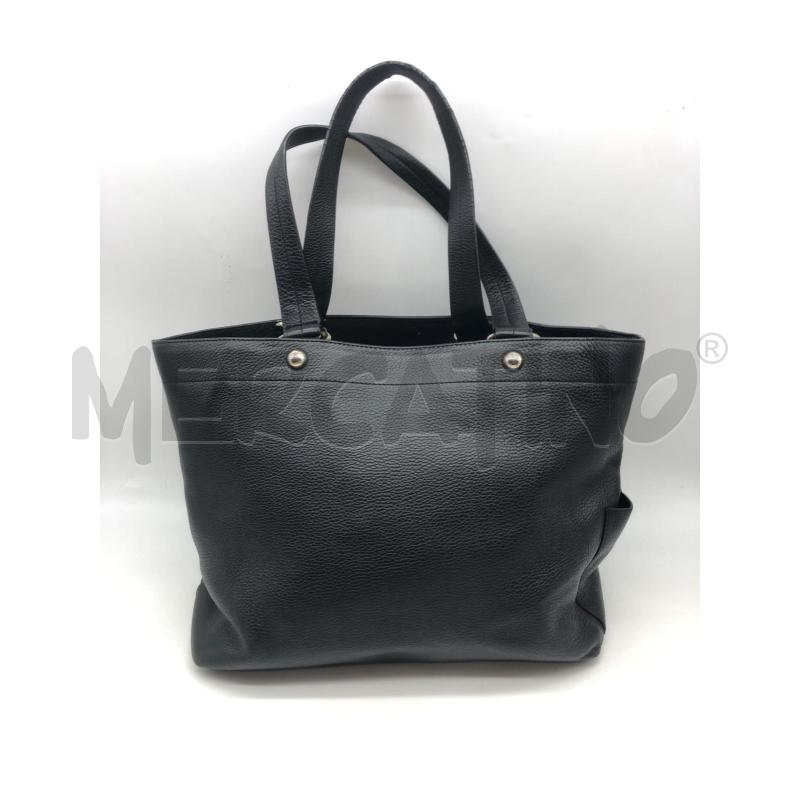 BORSA DONNA BALLY NERA TOTE PELLE MARTELLATA | Mercatino dell'Usato Roma somalia 1