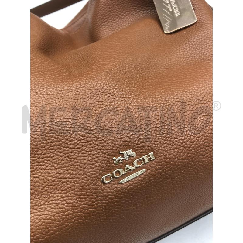 BORSA DONNA COACH MARRONCINA  | Mercatino dell'Usato Roma somalia 4