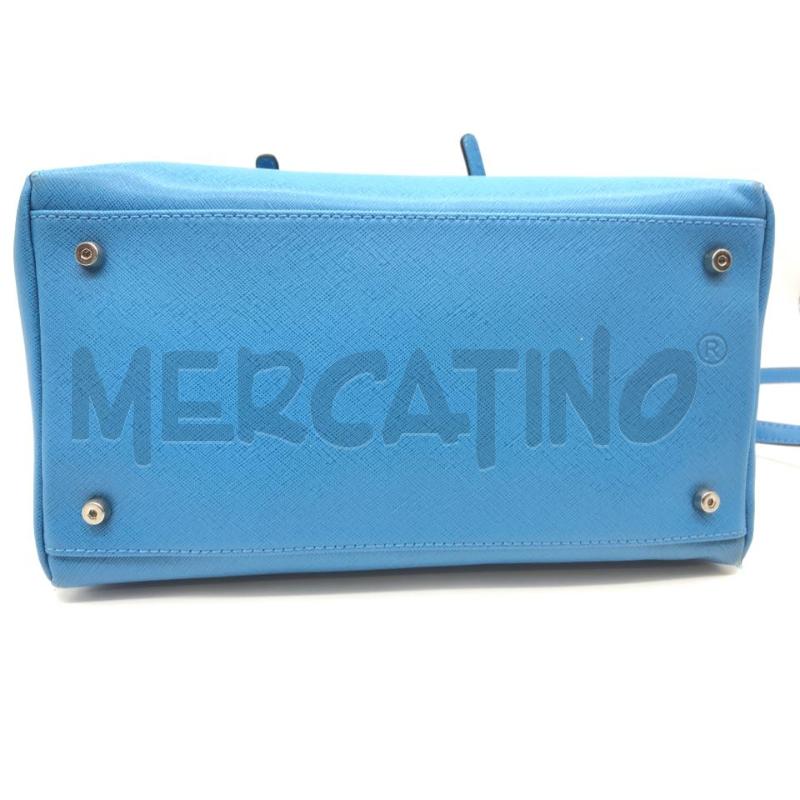 BORSA DONNA COCCINELLE BLU MARE | Mercatino dell'Usato Roma somalia 4