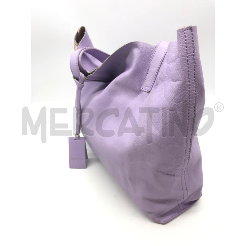 BORSA DONNA COCCINELLE LILLA/DORATA REVERS | Mercatino dell'Usato Roma somalia 2