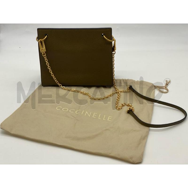 BORSA DONNA COCCINELLE VRDE OLIVA | Mercatino dell'Usato Roma somalia 2