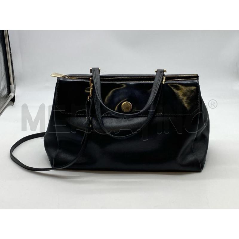 BORSA DONNA FURLA NERA PATTA VERNICE | Mercatino dell'Usato Roma somalia 2