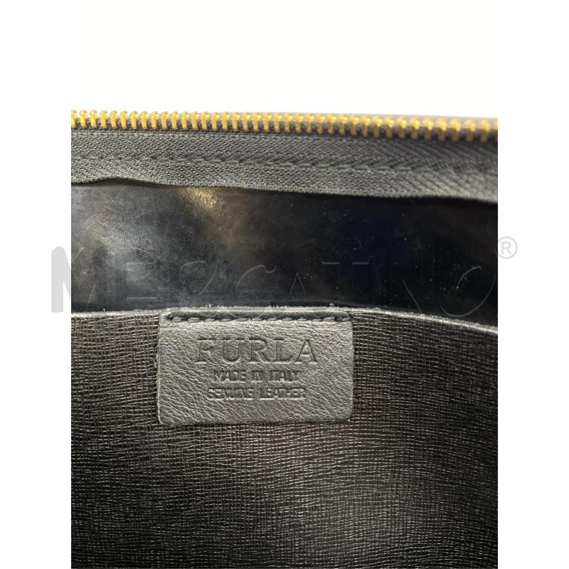 BORSA DONNA FURLA NERA PATTA VERNICE | Mercatino dell'Usato Roma somalia 3