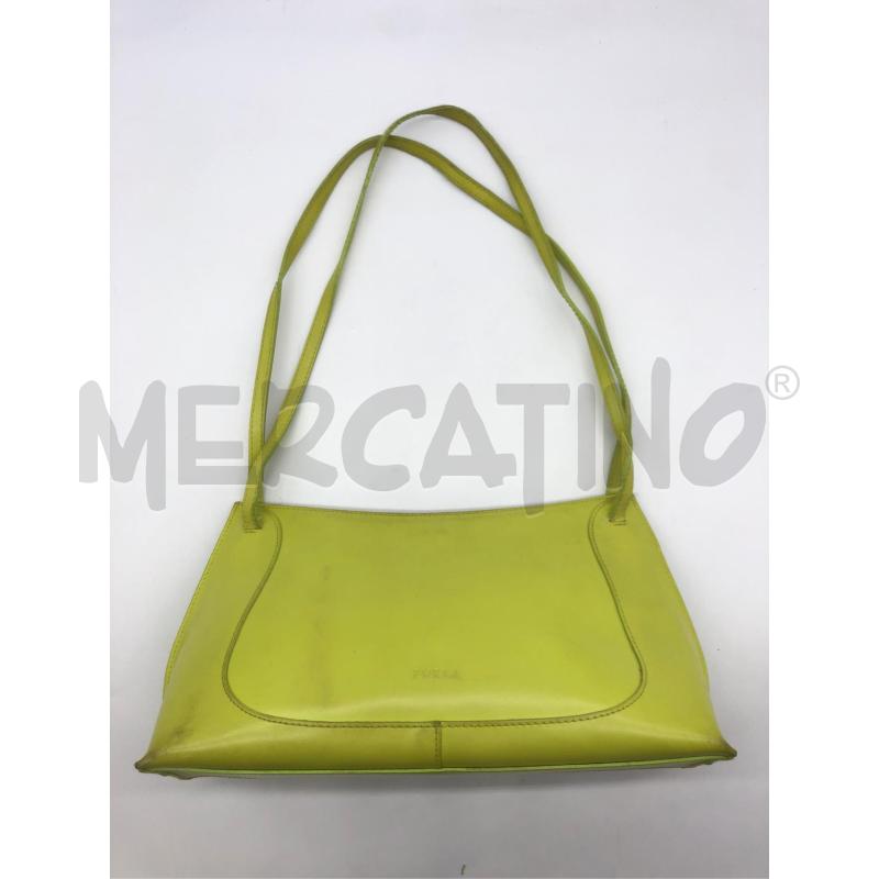 BORSA DONNA FURLA VERDE LIME  | Mercatino dell'Usato Roma somalia 2