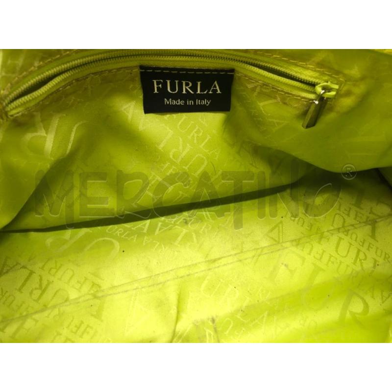 BORSA DONNA FURLA VERDE LIME  | Mercatino dell'Usato Roma somalia 5