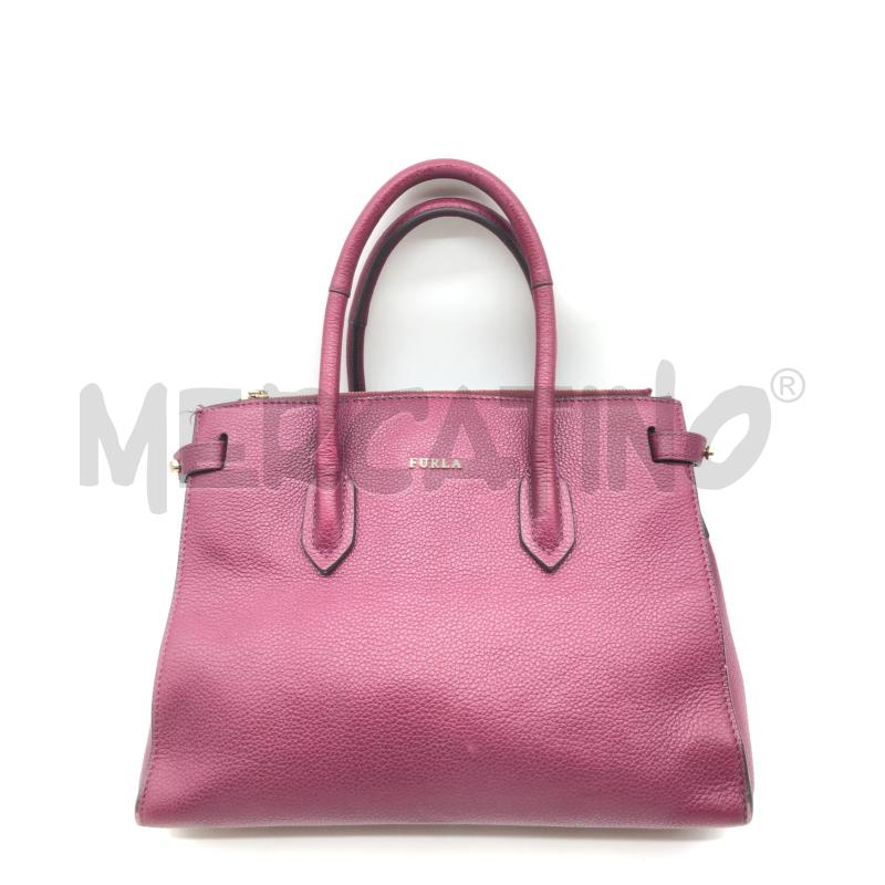 BORSA DONNA FURLA VIOLA | Mercatino dell'Usato Roma somalia 1