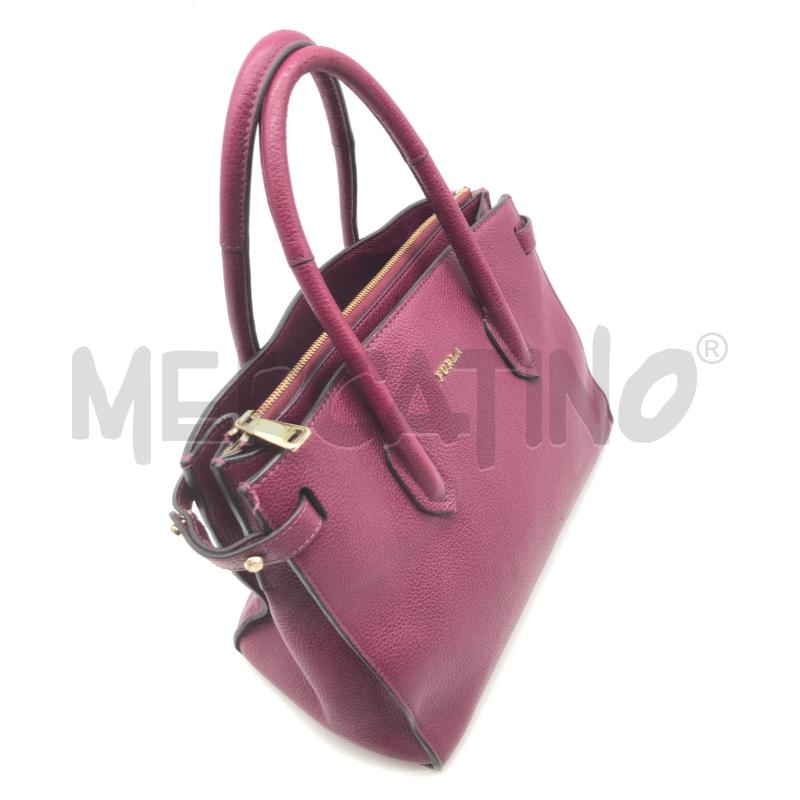 BORSA DONNA FURLA VIOLA | Mercatino dell'Usato Roma somalia 3