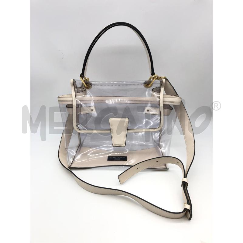 BORSA DONNA GIANNI CHIARINI  PANNA TRASPARENTE  | Mercatino dell'Usato Roma somalia 1