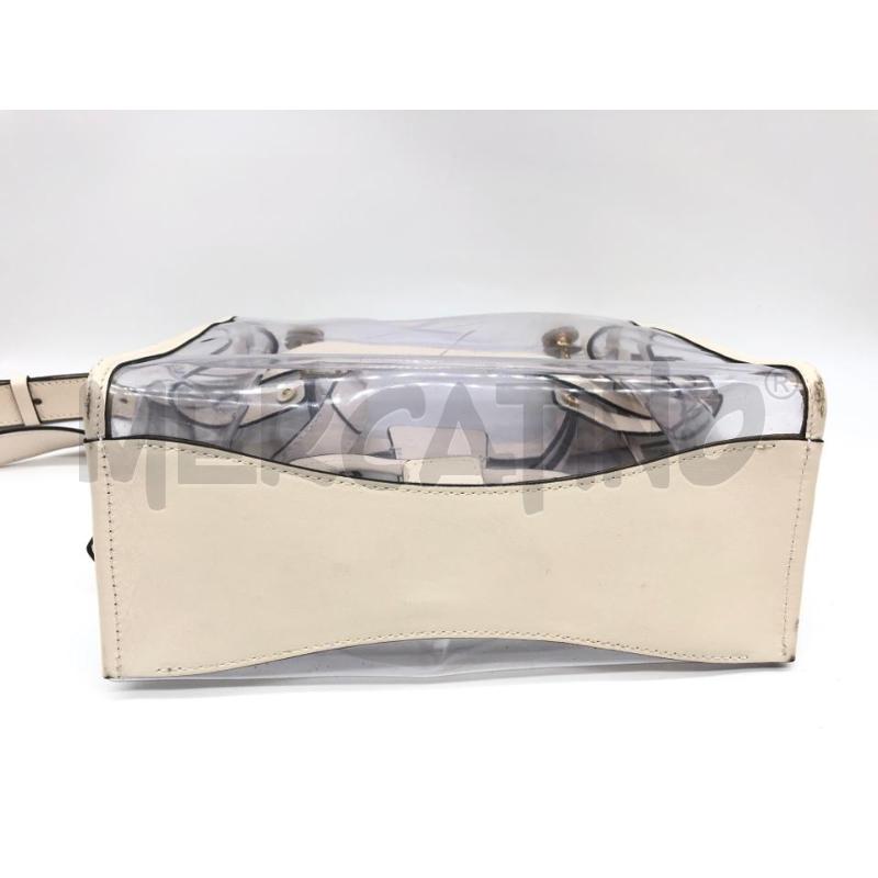 BORSA DONNA GIANNI CHIARINI  PANNA TRASPARENTE  | Mercatino dell'Usato Roma somalia 3
