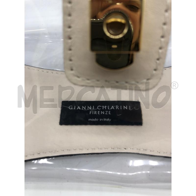 BORSA DONNA GIANNI CHIARINI  PANNA TRASPARENTE  | Mercatino dell'Usato Roma somalia 5