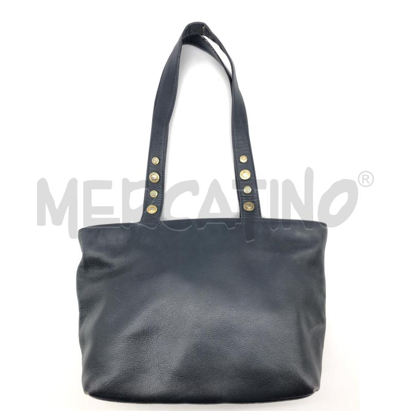 BORSA DONNA GIANNI VERSACE BLU NAVY  | Mercatino dell'Usato Roma somalia 1