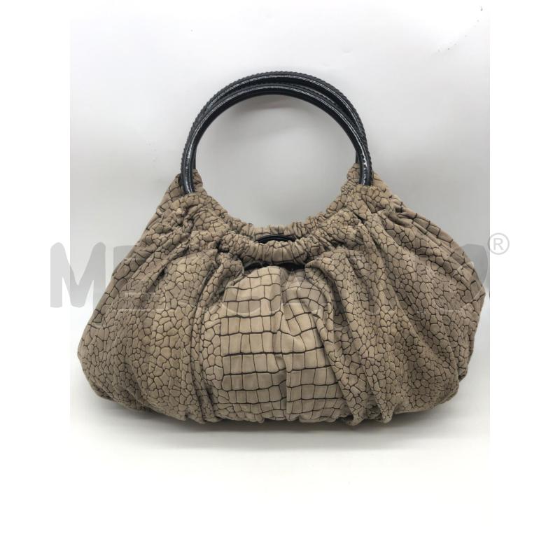 BORSA DONNA GIORGIO ARMANI BEIGE MARRONE MORBIDA | Mercatino dell'Usato Roma somalia 1