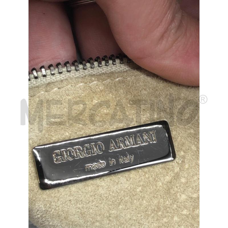 BORSA DONNA GIORGIO ARMANI BEIGE MARRONE MORBIDA | Mercatino dell'Usato Roma somalia 3