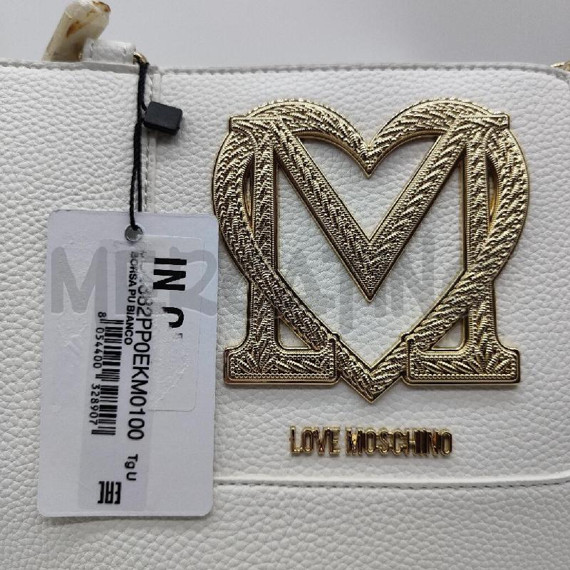 BORSA DONNA LOVE MOSCHINO BIANCA NEW