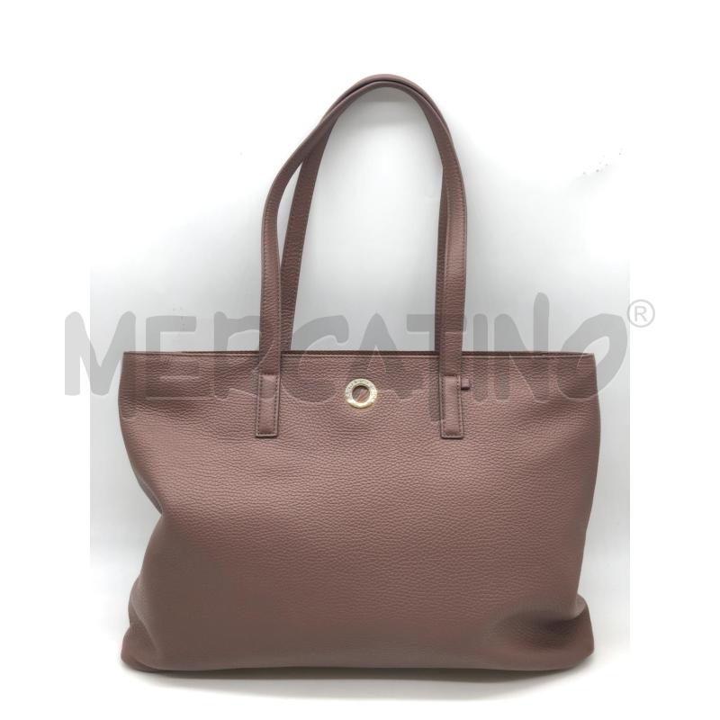 BORSA DONNA MANDARINA DUCK  ROSA ANTICO PELLE  | Mercatino dell'Usato Roma somalia 1