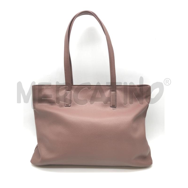 BORSA DONNA MANDARINA DUCK  ROSA ANTICO PELLE  | Mercatino dell'Usato Roma somalia 2