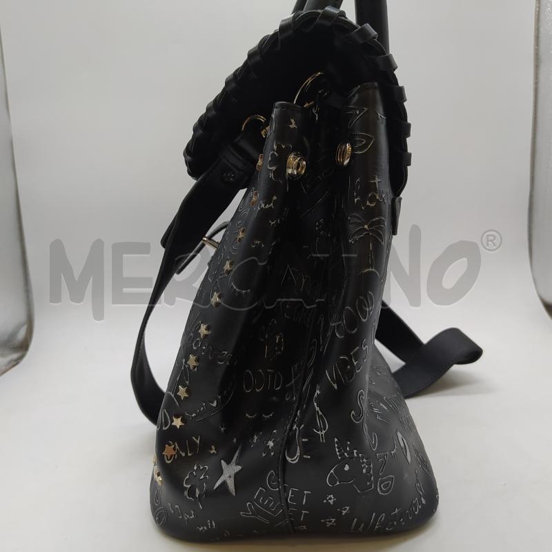 BORSA DONNA MIA BAG ECO NERA STELLE ARG | Mercatino dell'Usato Roma somalia