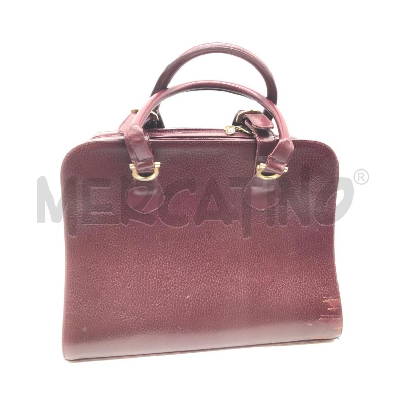BORSA DONNA MUST DE CARTIER BORDEAUX RIGIDA  | Mercatino dell'Usato Roma somalia 2