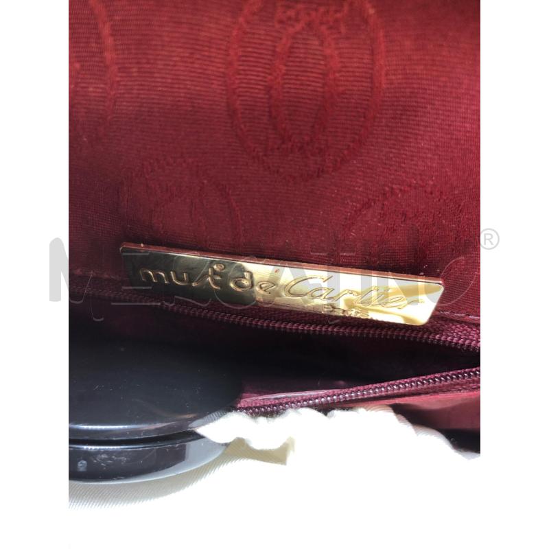 BORSA DONNA MUST DE CARTIER BORDEAUX RIGIDA  | Mercatino dell'Usato Roma somalia 4