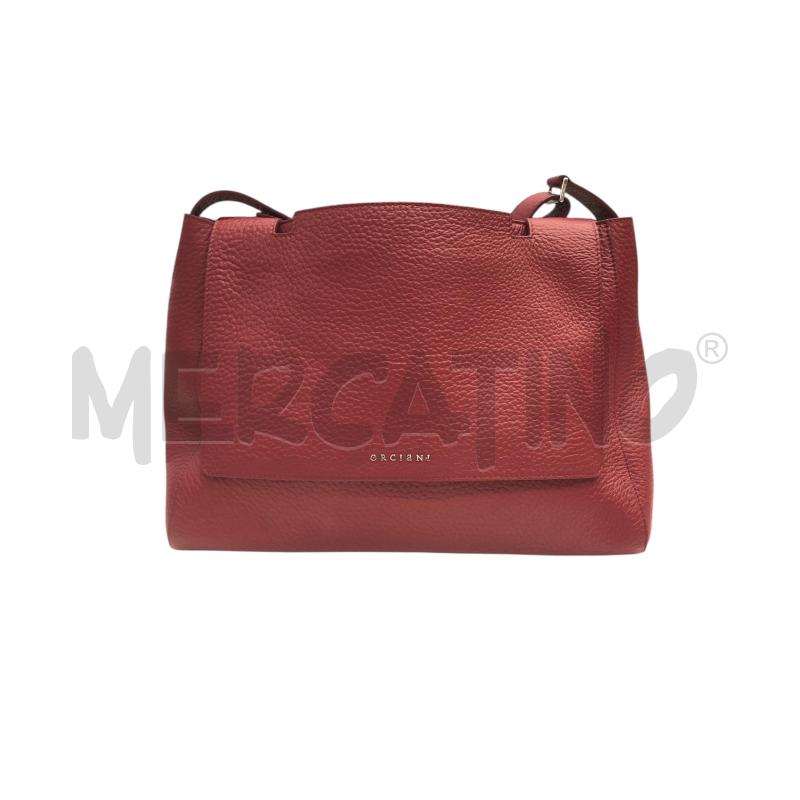 BORSA DONNA ORCIANI ROSSO PELLE MARTELL  | Mercatino dell'Usato Roma somalia 1