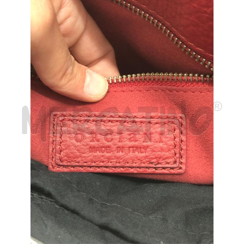 BORSA DONNA ORCIANI ROSSO PELLE MARTELL  | Mercatino dell'Usato Roma somalia 3
