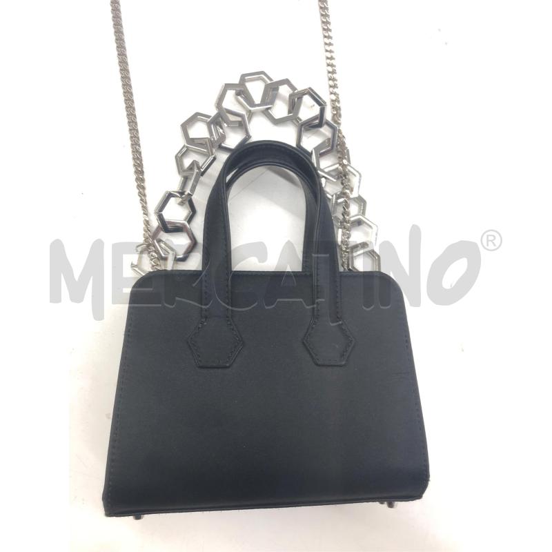 BORSA DONNA PHILIPP PLEIN NERA MINI | Mercatino dell'Usato Roma somalia 2