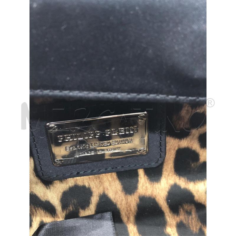 BORSA DONNA PHILIPP PLEIN NERA MINI | Mercatino dell'Usato Roma somalia 3