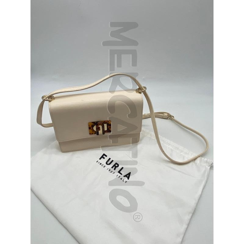 BORSA DONNA PICCOLA FURLA CHIUSURA MARRONE | Mercatino dell'Usato Roma somalia 1