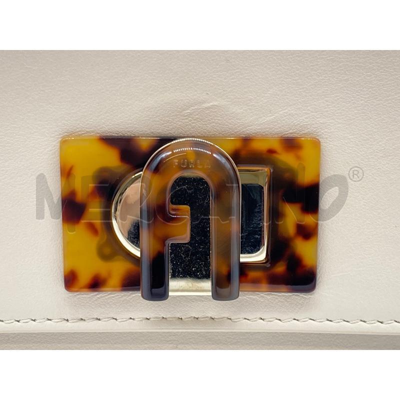 BORSA DONNA PICCOLA FURLA CHIUSURA MARRONE | Mercatino dell'Usato Roma somalia 3