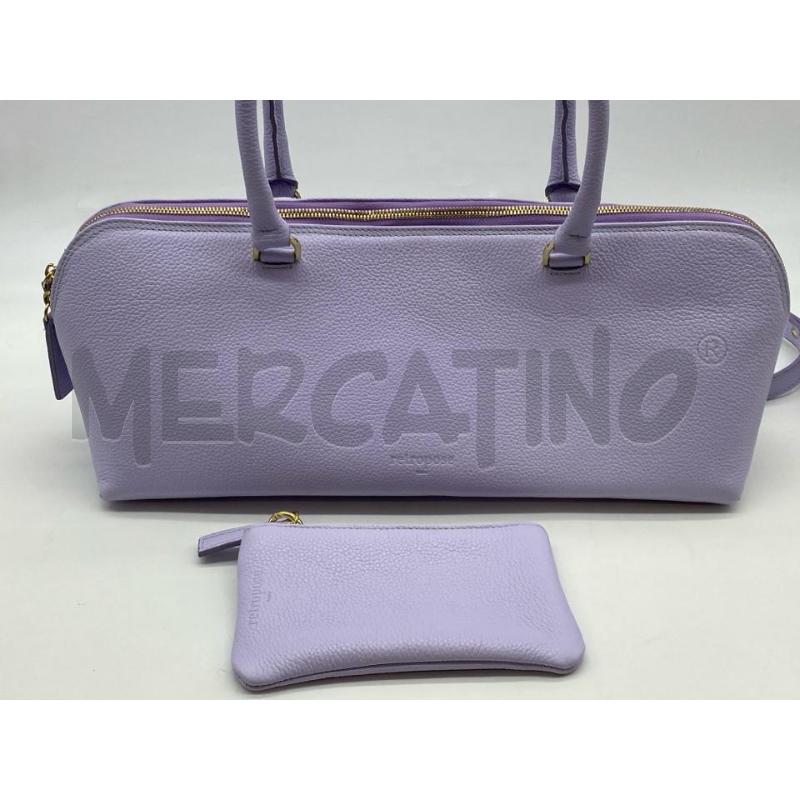 BORSA DONNA RETROPOSE LILLA  | Mercatino dell'Usato Roma somalia 4