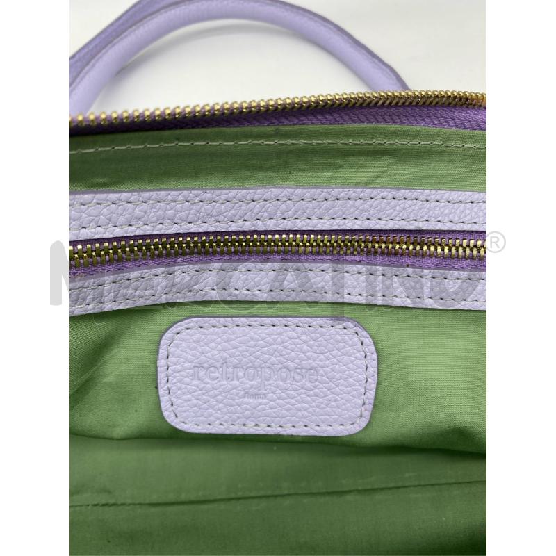 BORSA DONNA RETROPOSE LILLA  | Mercatino dell'Usato Roma somalia 5