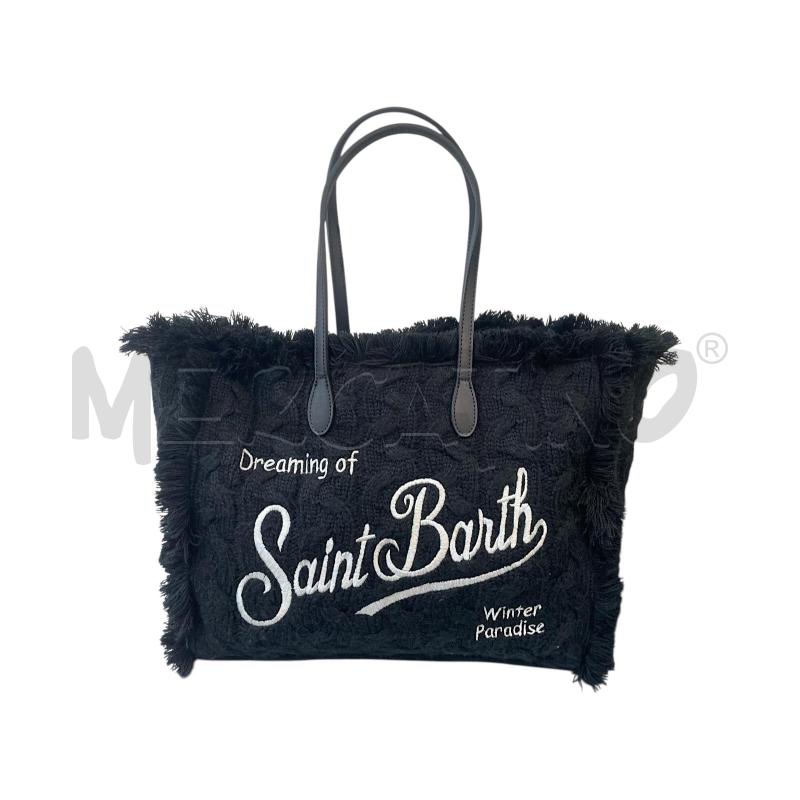 BORSA DONNA SAINT BARTH WINTER NERA  | Mercatino dell'Usato Roma somalia 1