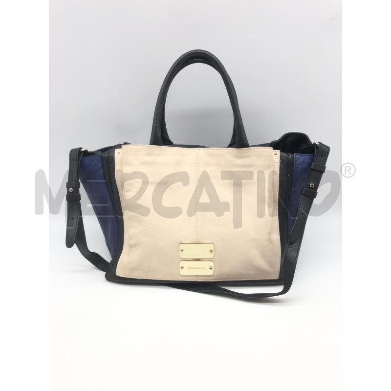 BORSA DONNA SEE BY CHLOE BEIGE BLU NERA | Mercatino dell'Usato Roma somalia 1
