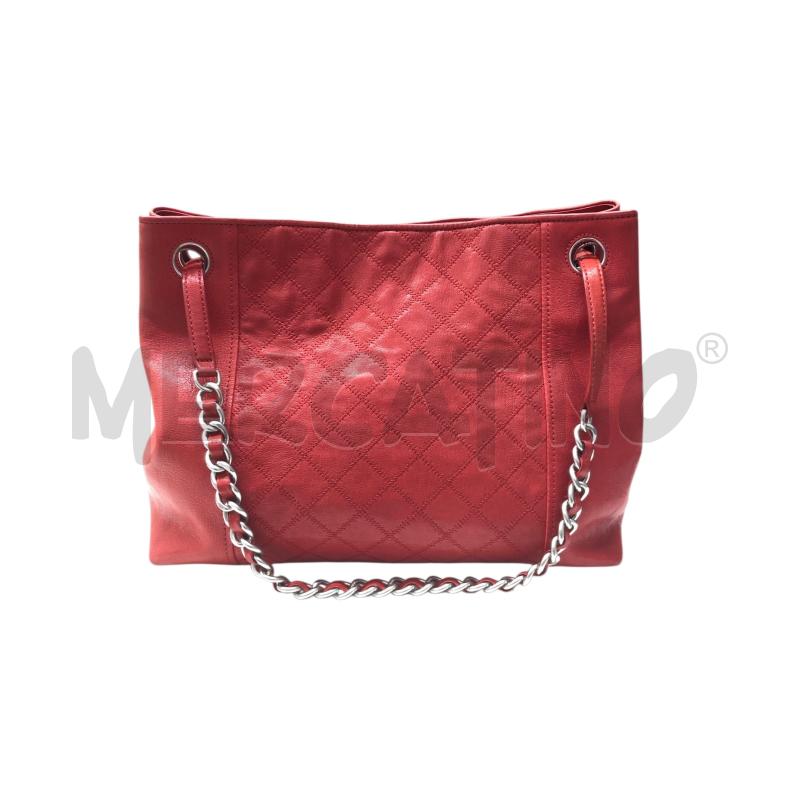 BORSA DONNA TORY BURCH ROSSA TRAPUNTATA TOTE  | Mercatino dell'Usato Roma somalia 2