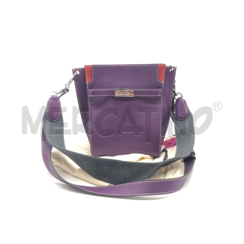 BORSA DONNA TORY BURCH VIOLA  | Mercatino dell'Usato Roma somalia 1